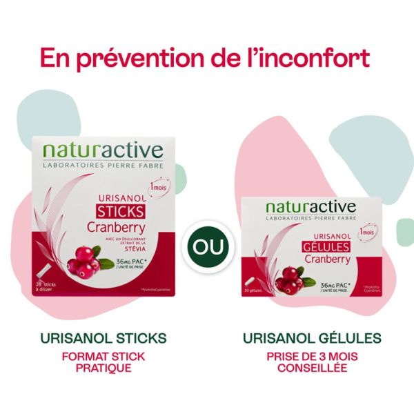 Urisanol - Cranberry Stévia 28 sticks