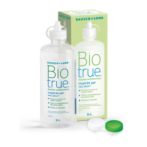 Bio True solution multifonctions Bausch & Lomb x 300 ml
