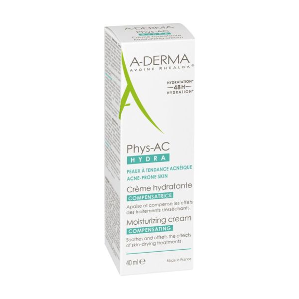 Phys-AC Hydra Hydra Crème visage hydratante compensatrice peaux grasses à tendance acnéique 40 ml