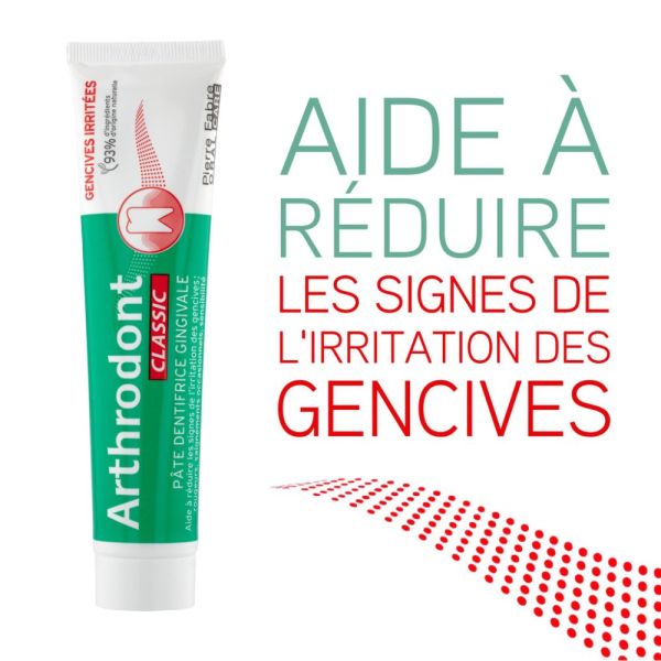 Arthrodont Classic - dentifrice gencives irritées 75 ml