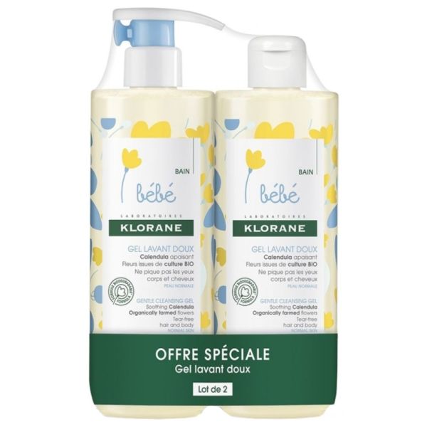 Bébé Gel Lavant Doux - 2 x 500ml