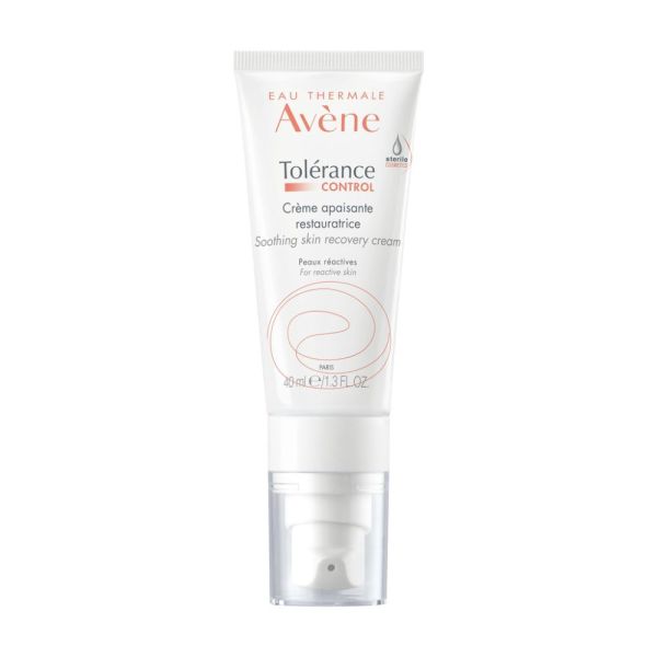 Tolérance CONTROL Crème apaisante restauratrice Cosmétique Stérile® peaux hypersensibles, réactives, intolérantes ou allergiques 40 ml