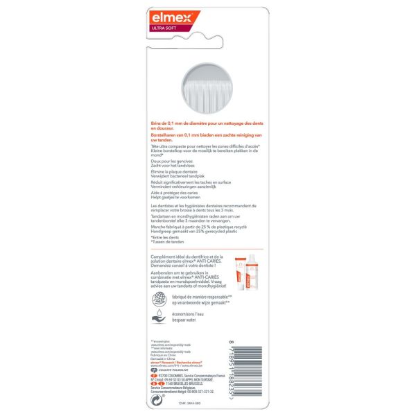 Brosse à dents souple elmex® Ultra Soft - Duo Pack