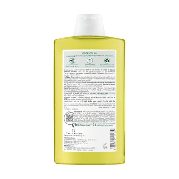 Cédrat Shampooing 400ml