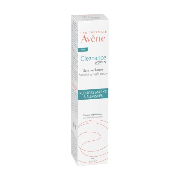 Cleanance Women Soin nuit lissant peaux à imperfections 30 ml