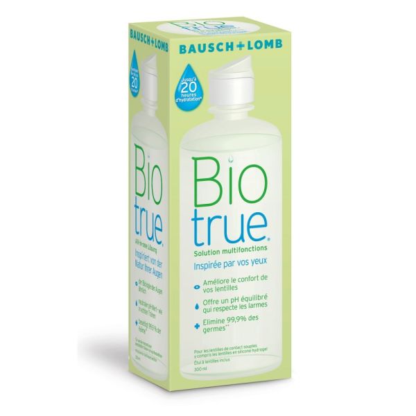 Bio True solution multifonctions Bausch & Lomb x 300 ml