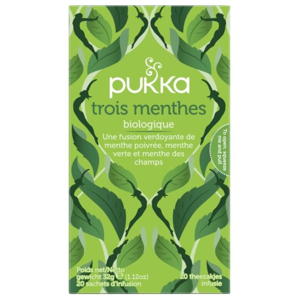 Infusion Trois Menthes Bio - 20 sachets