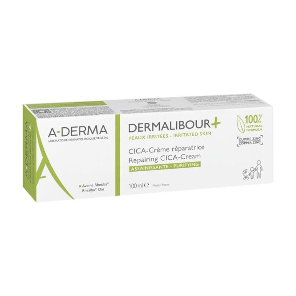 Dermalibour+ Cica-Crème réparatrice assainissante 100 ml