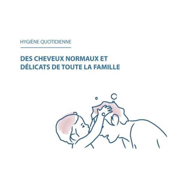 Extra-Doux - Shampooing dermo-protecteur - Cheveux normaux et délicats pompe 400 ml