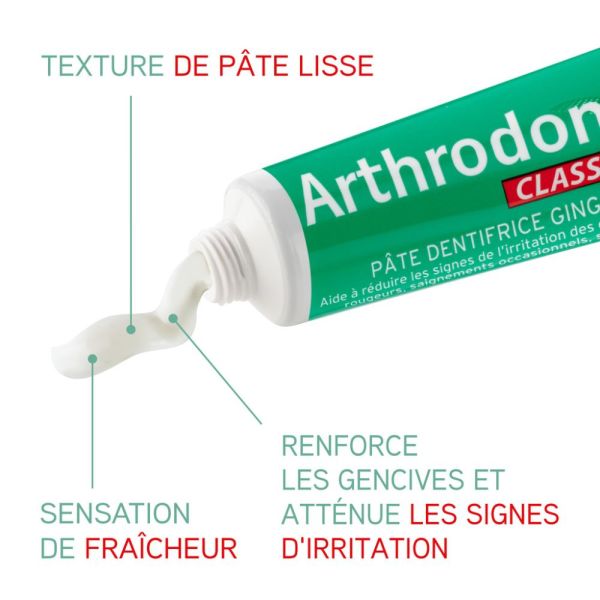 Arthrodont Classic - dentifrice gencives irritées 50 ml