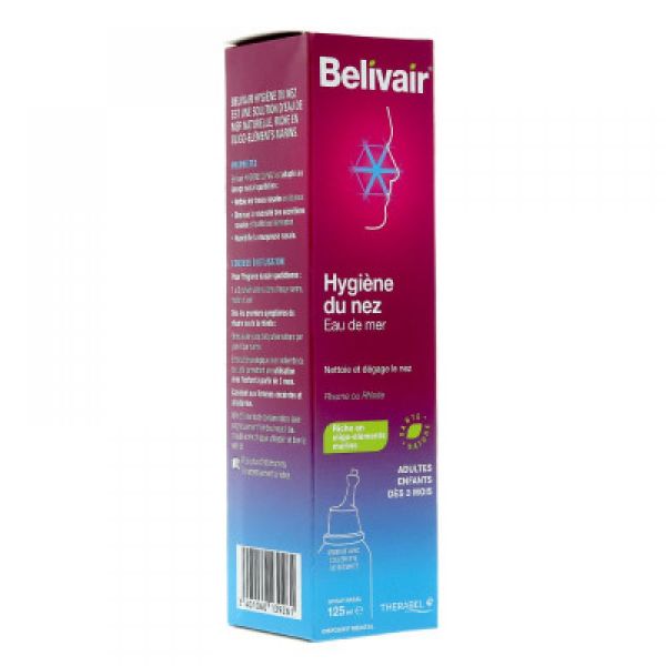 Belivair eau de mer - flacon de 125 ml