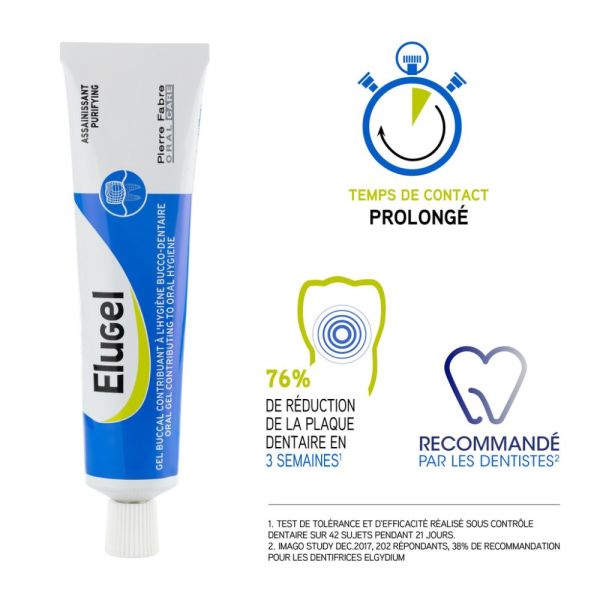 Elugel - gel buccal purifiant 40 ml