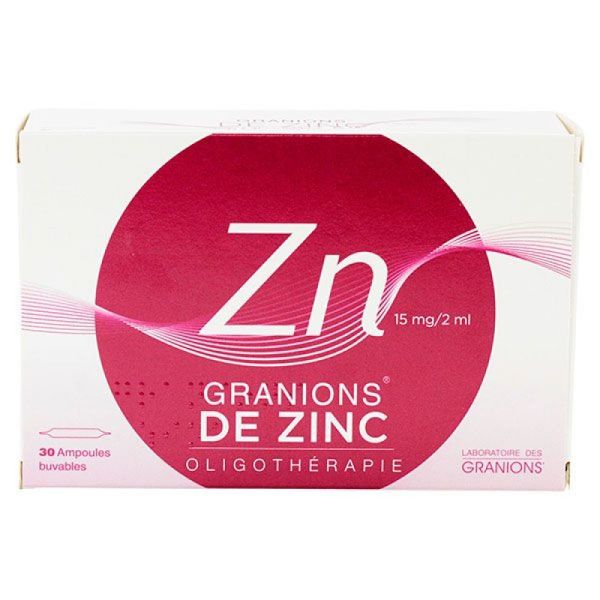 Granions Granions de Zinc 30 ampoules