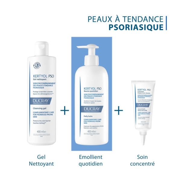 Kertyol PSO - Baume hydratant quotidien anti-grattage 200 ml