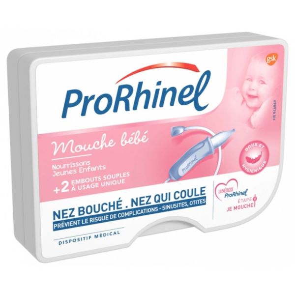 Prorhinel Embouts Jetables Mouche Bébé x20, Embouts Souples, Pour