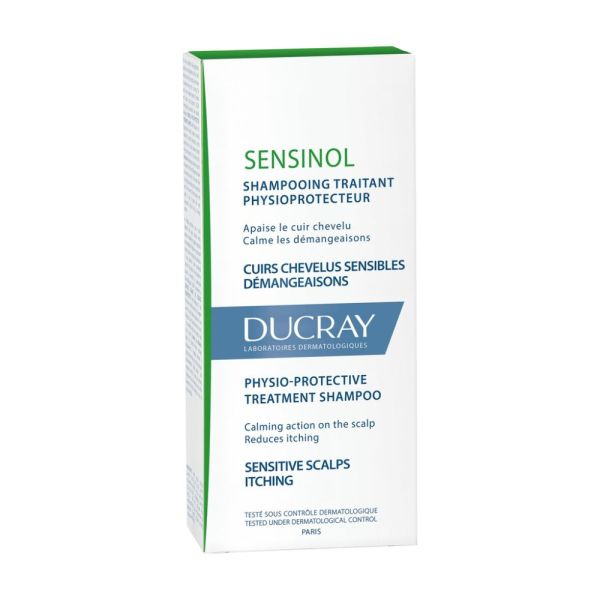 Sensinol - Shampooing physioprotecteur anti-démangeaisons Cuir chevelu irrité 200 ml