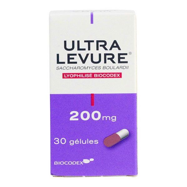 Ultra Levure Biocodex 200mg 30 gélules