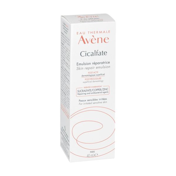 Cicalfate Émulsion réparatrice POST-ACTE dermatologique superficiel 40 ml