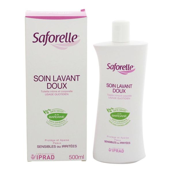 Soin Lavant Doux Toilette Intime et Corporelle 500 ml SAFORELLE | P