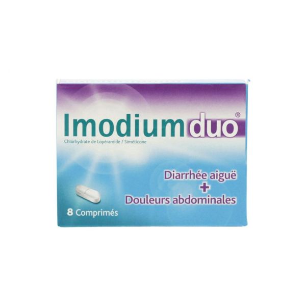 Imodium Duo 8 comprimés