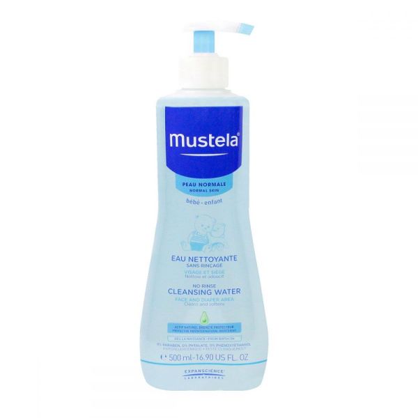 Mustela Eau nettoyante sans rinçage - 500 ml