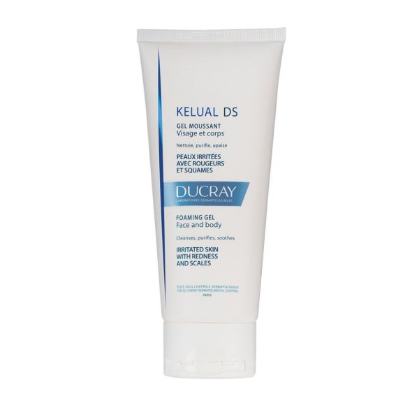 Kelual DS - Gel moussant nettoyant peaux irritées visage et corps 200 ml