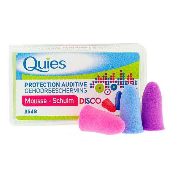 QUIES Protection auditive silicone enfant boîte de 6