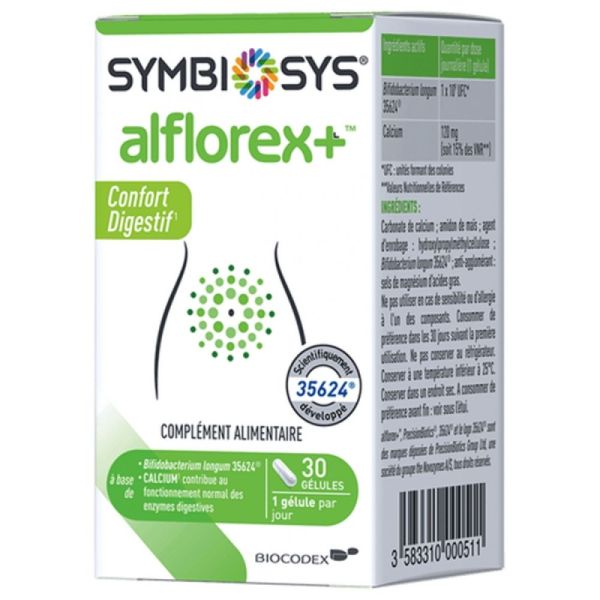 Symbiosys Alflorex+ Confort Digestif - 30 Gélules