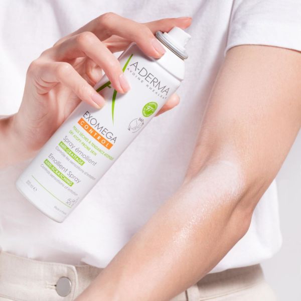 Exomega Control Spray émollient anti-grattage Peaux sèches à tendance à l'eczéma atopique 50 ml