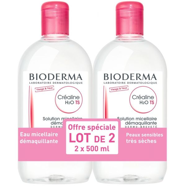 CRÉALINE H2O TS - lot de 2x500mL