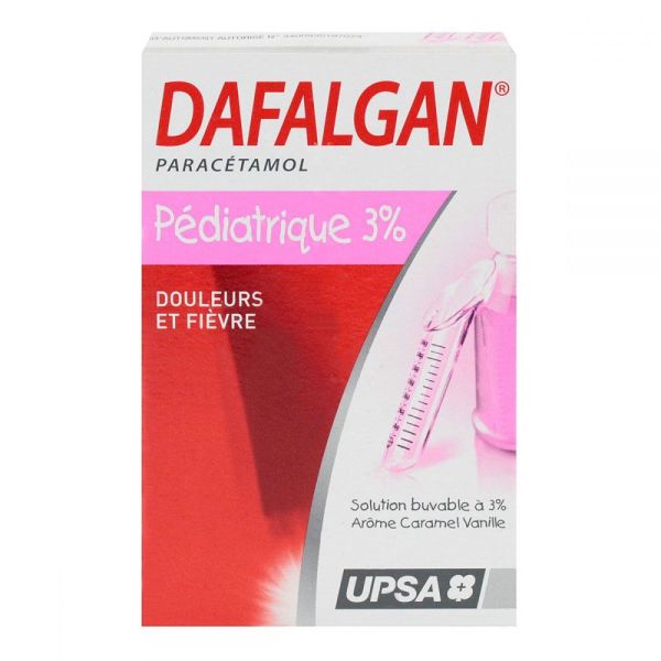 Upsa Dafalgan pédiatrique solution buvable 3% - 90 ml