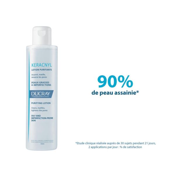 Keracnyl - Lotion purifiante anti-imperfections peaux grasses à tendance acnéique 200 ml