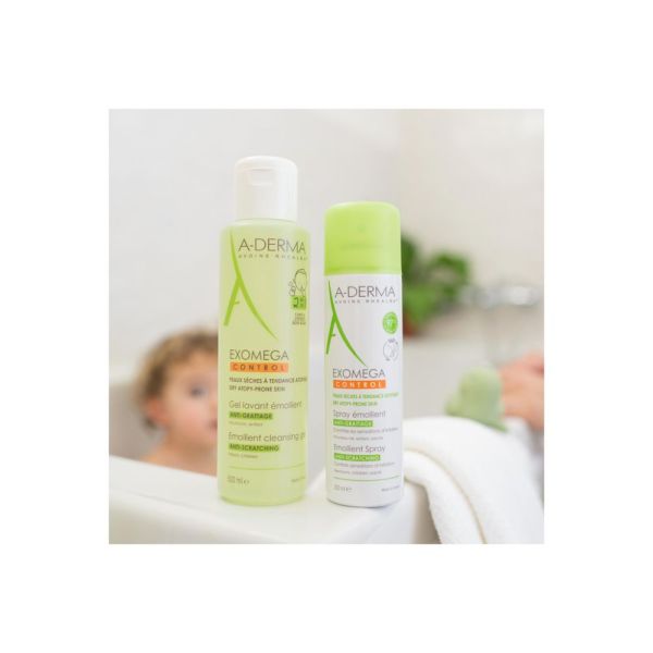 Exomega Control Spray émollient anti-grattage Peaux sèches à tendance à l'eczéma atopique 200 ml