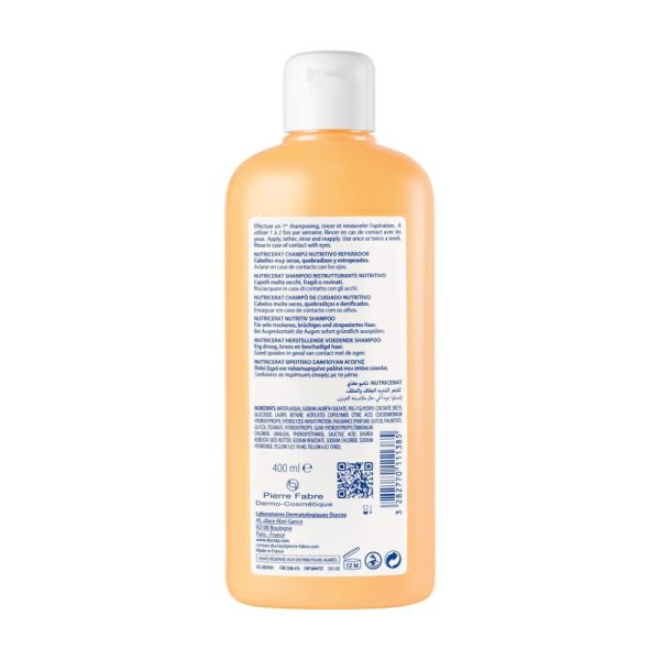 Nutricérat - Shampooing réparateur nutritif cheveux secs fragiles et cassants 400 ml